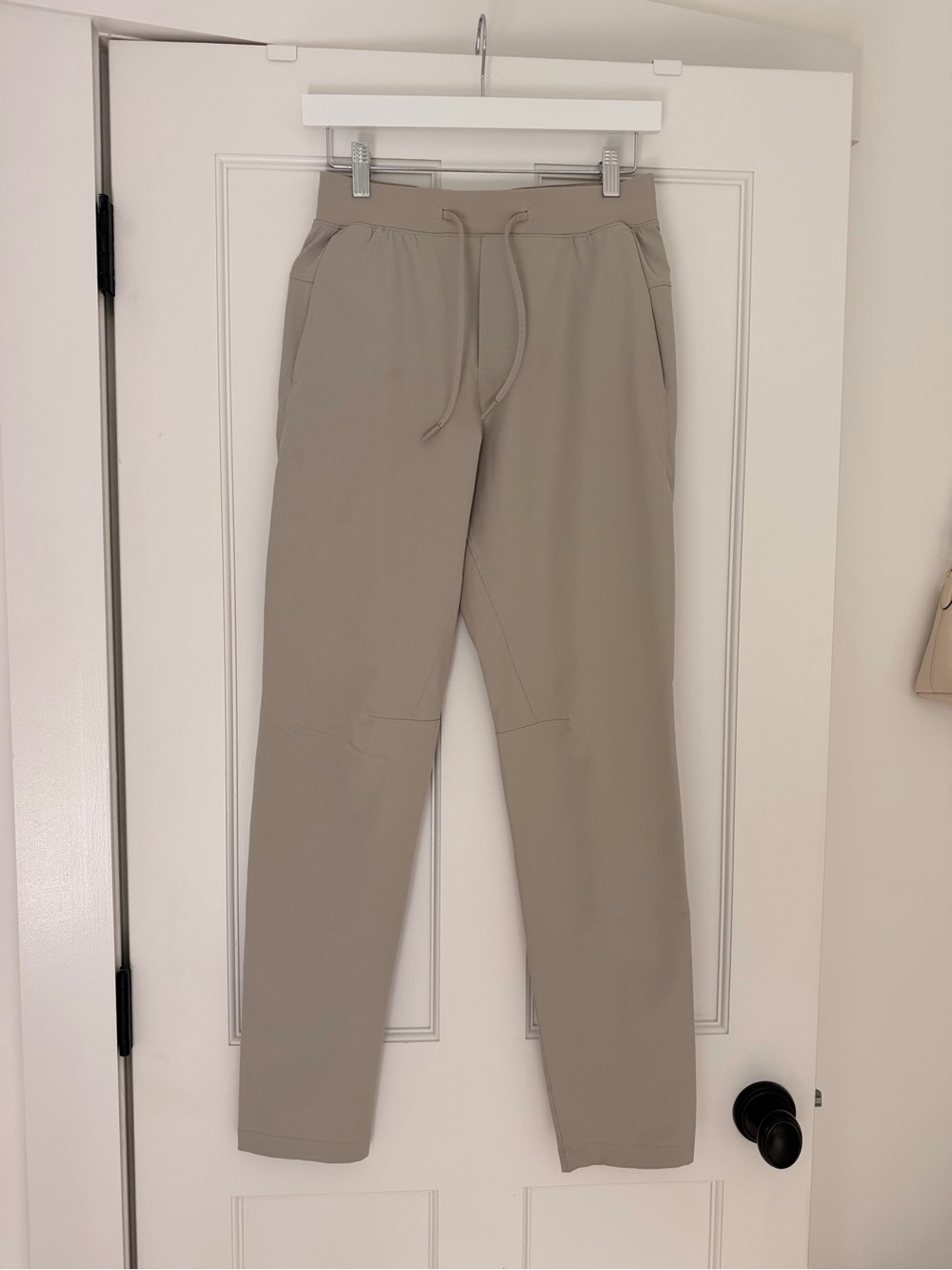 lululemon athletica Men's Taupe Drawstring Joggers